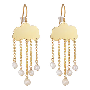 Raini Clouds earring pearl